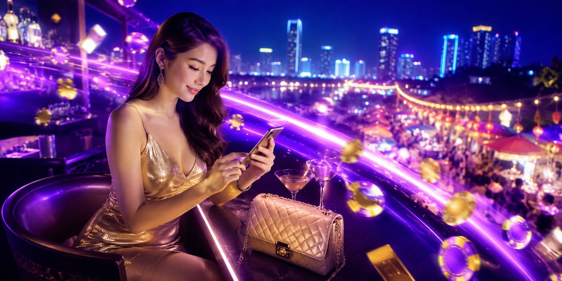 Cảnh chợ đêm sôi động tại TP. Hồ Chí Minh gần khu vực VIP casino trực tuyến
